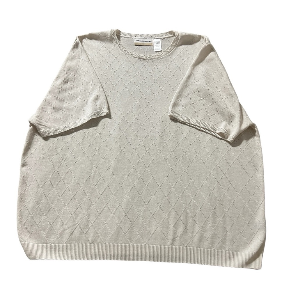 Alfred Dunner Cream Blouse - Picture 3 of 8